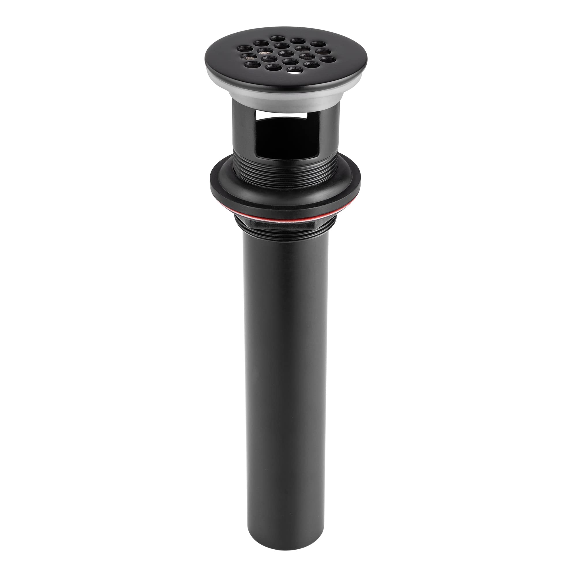 Grid Drain Strainer Assembly With Overflow for Bathroom Sink